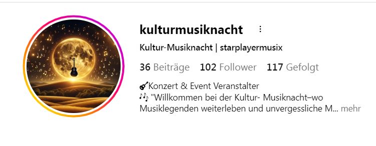 Instagram-Social - Kulturmusiknacht